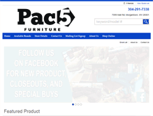 Tablet Screenshot of pac5furniture.com